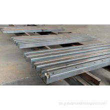 Encierro de acero rectangular galvanizado